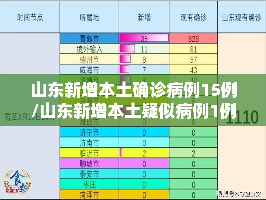 山东新增本土确诊病例15例/山东新增本土疑似病例1例 现有确诊25例