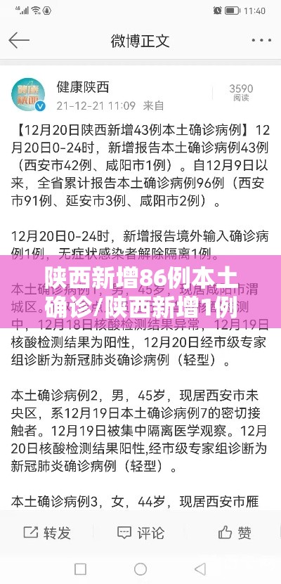 陕西新增86例本土确诊/陕西新增1例本土确诊病例具体情况 陕西新增86例本土确诊/陕西新增1例本土确诊病例具体情况