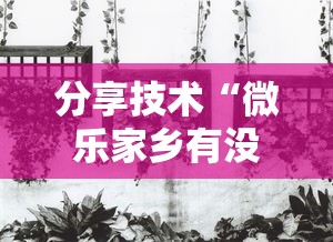 分享技术“微乐家乡有没有透视挂”太坑了真的有挂