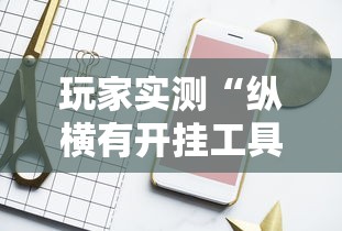 玩家实测“纵横有开挂工具吗”开挂方法