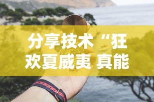 分享技术“狂欢夏威夷 真能开挂吗”开挂详细教程