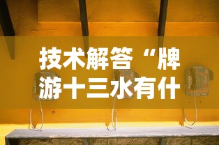技术解答“牌游十三水有什么挂”详细开挂教程