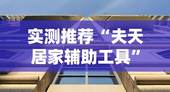 实测推荐“夫天居家辅助工具	”可以透视