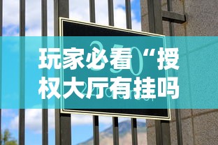 玩家必看“授权大厅有挂吗专用软件”开挂步骤方法