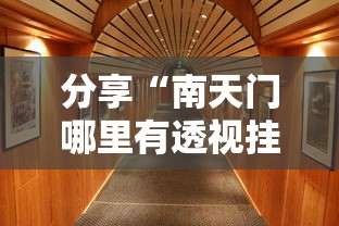 分享“南天门哪里有透视挂其实可以装挂