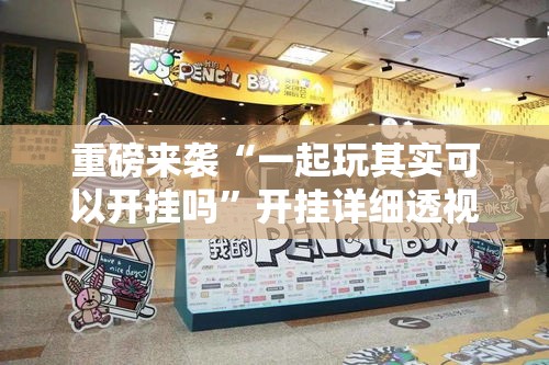 重磅来袭“一起玩其实可以开挂吗”开挂详细透视辅助