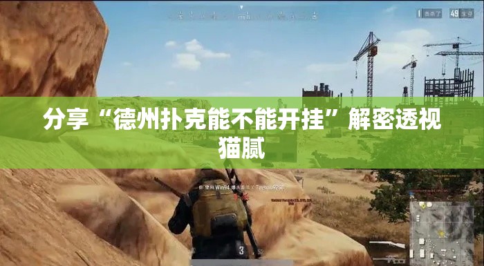 分享“德州扑克能不能开挂”解密透视猫腻