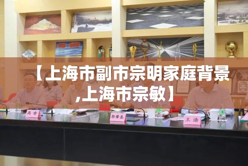 【上海市副市宗明家庭背景,上海市宗敏】 【上海市副市宗明家庭背景,上海市宗敏】
