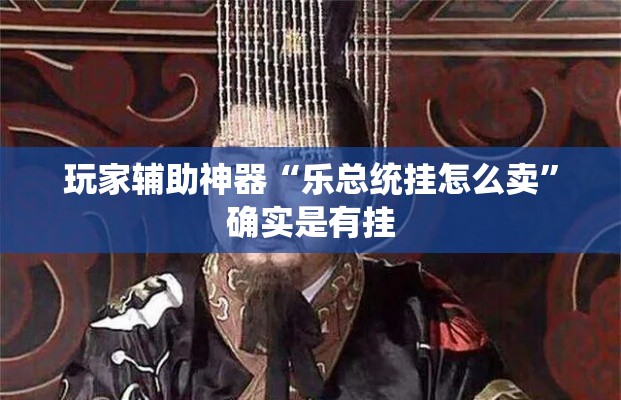 玩家辅助神器“乐总统挂怎么卖”确实是有挂