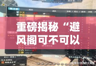 重磅揭秘“避风阁可不可以开透视挂”可以开挂