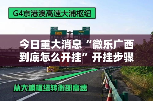 今日重大消息“微乐广西到底怎么开挂”开挂步骤方法