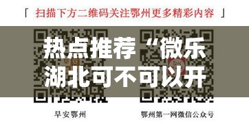 热点推荐“微乐湖北可不可以开透视挂（确实有挂）