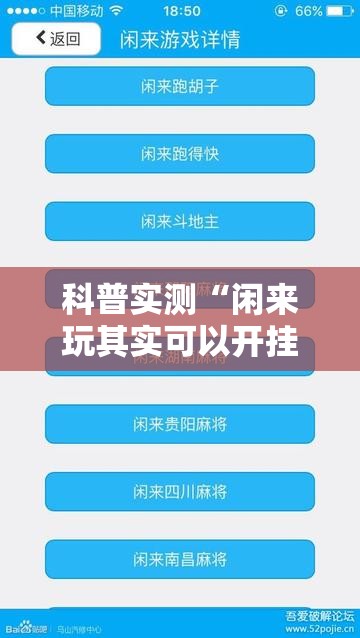 科普实测“闲来玩其实可以开挂吗”详细辅助