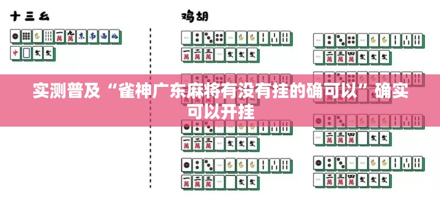 实测普及“雀神广东麻将有没有挂的确可以”确实可以开挂