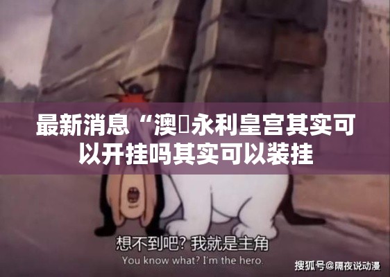 最新消息“澳門永利皇宫其实可以开挂吗其实可以装挂