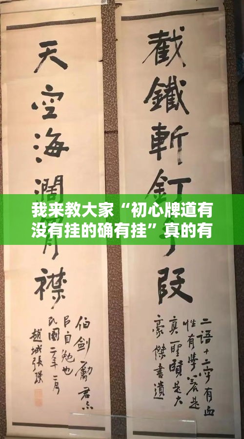 我来教大家“初心牌道有没有挂的确有挂”真的有挂
