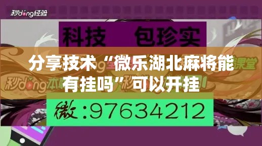 分享技术“微乐湖北麻将能有挂吗”可以开挂
