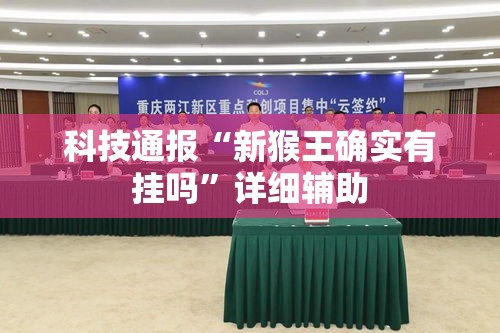 科技通报“新猴王确实有挂吗”详细辅助
