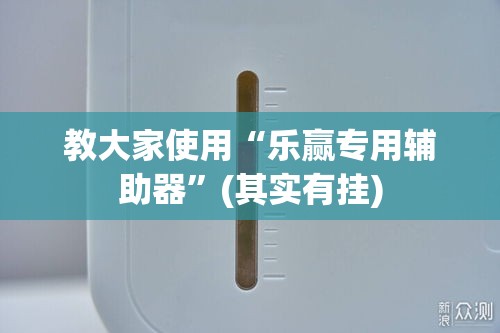 教大家使用“乐赢专用辅助器”(其实有挂)