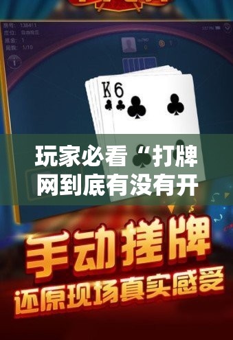 玩家必看“打牌网到底有没有开挂器”详细开挂教材