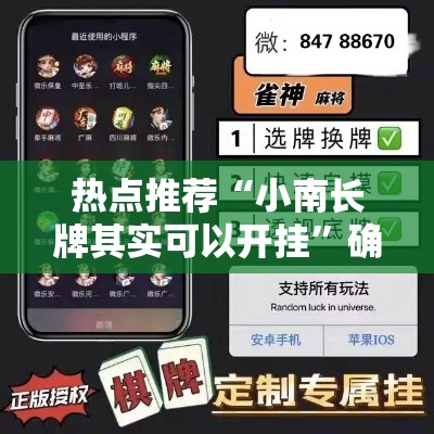 热点推荐“小南长牌其实可以开挂”确实可以开挂