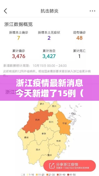 浙江疫情最新消息今天新增了15例（浙江疫情最新消息情况）