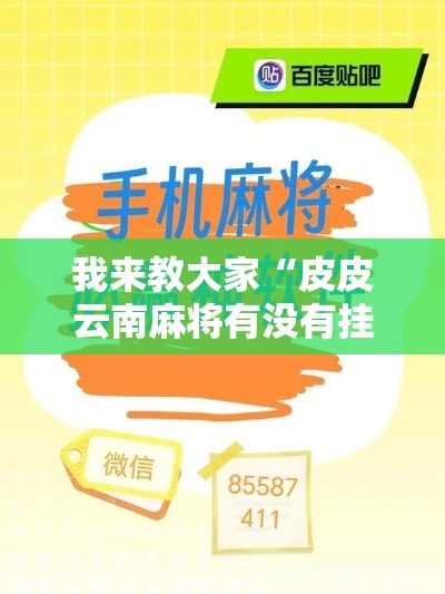 我来教大家“皮皮云南麻将有没有挂的确可以”开挂教学