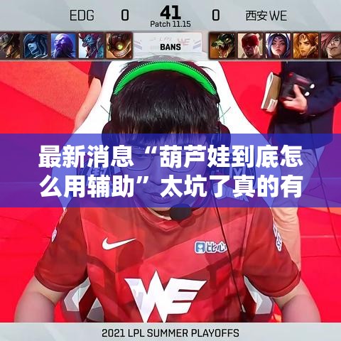 最新消息“葫芦娃到底怎么用辅助”太坑了真的有挂