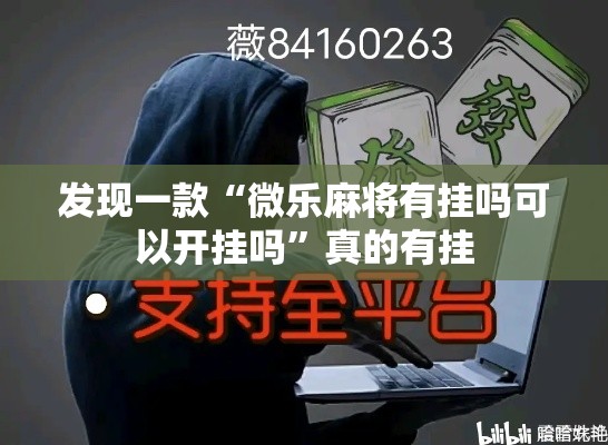 发现一款“微乐麻将有挂吗可以开挂吗”真的有挂