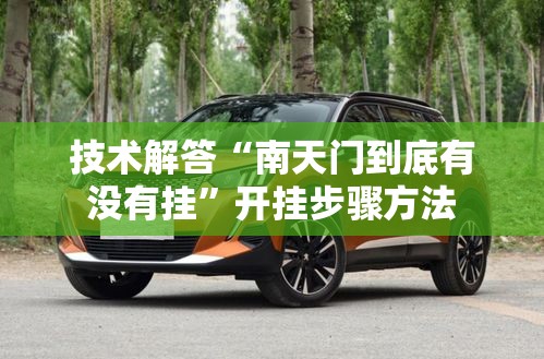 技术解答“南天门到底有没有挂”开挂步骤方法