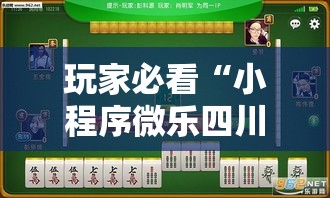 玩家必看“小程序微乐四川麻将怎么辅助可以辅助 玩家必看“小程序微乐四川麻将怎么辅助可以辅助