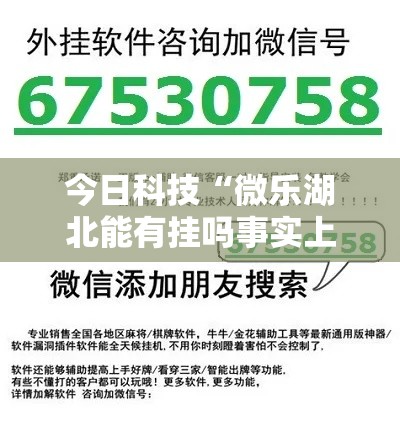 今日科技“微乐湖北能有挂吗事实上确实有挂