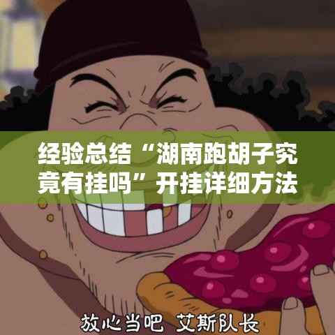 经验总结“湖南跑胡子究竟有挂吗”开挂详细方法