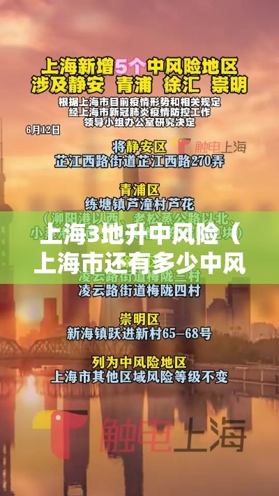 上海3地升中风险（上海市还有多少中风险地区）
