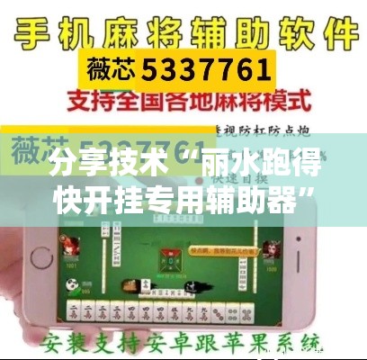 分享技术“丽水跑得快开挂专用辅助器”专业师傅带你了解