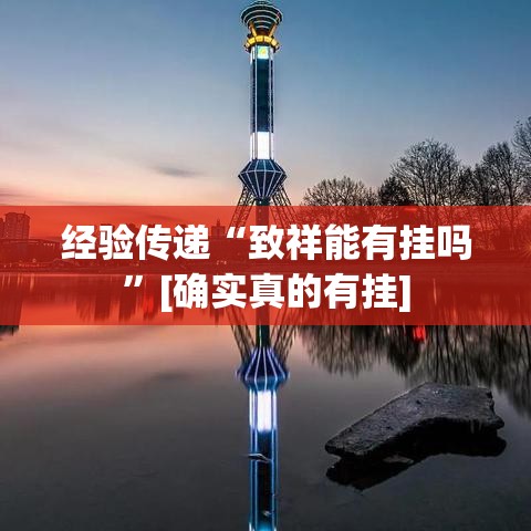 经验传递“致祥能有挂吗”[确实真的有挂]