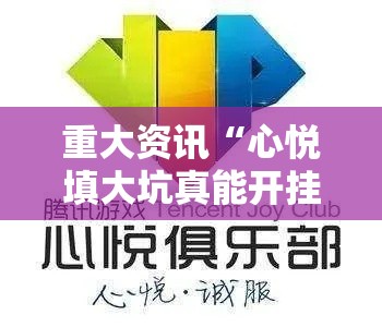 重大资讯“心悦填大坑真能开挂吗”原来有挂