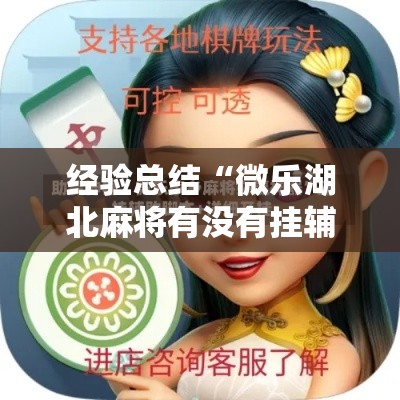 经验总结“微乐湖北麻将有没有挂辅助事实上确实有挂