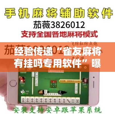 经验传递“雀友麻将有挂吗专用软件	”曝光透视猫腻