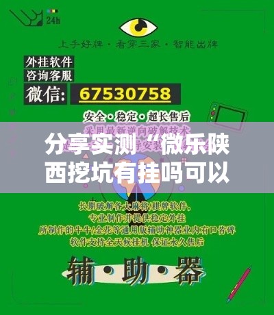 分享实测“微乐陕西挖坑有挂吗可以开挂吗”确实真的有挂