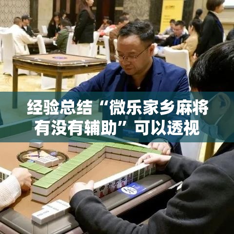 经验总结“微乐家乡麻将有没有辅助	”可以透视
