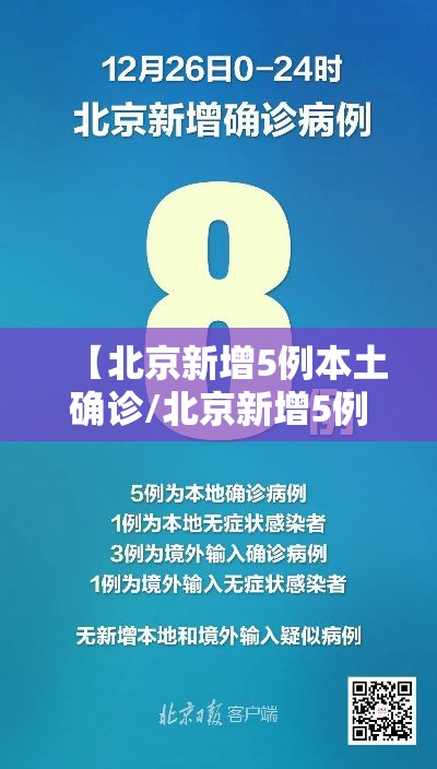 【北京新增5例本土确诊/北京新增5例本土确诊病例】