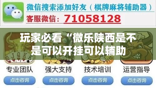 玩家必看“微乐陕西是不是可以开挂可以辅助