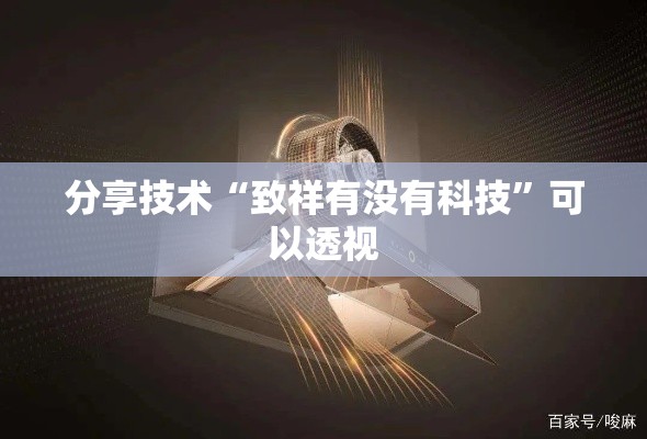 分享技术“致祥有没有科技”可以透视