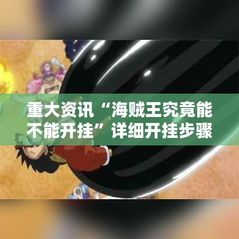 重大资讯“海贼王究竟能不能开挂”详细开挂步骤
