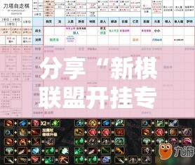 分享“新棋联盟开挂专用辅助器	”开挂必胜方法