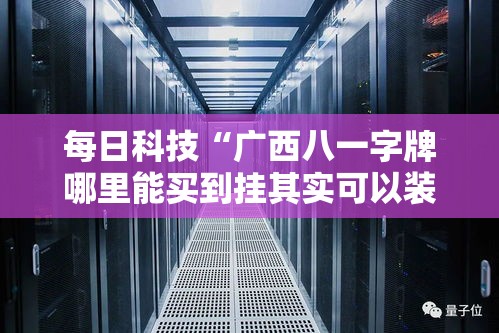 每日科技“广西八一字牌哪里能买到挂其实可以装挂