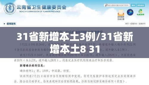 31省新增本土3例/31省新增本土8 31