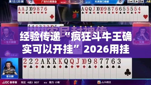 经验传递“疯狂斗牛王确实可以开挂”2026用挂