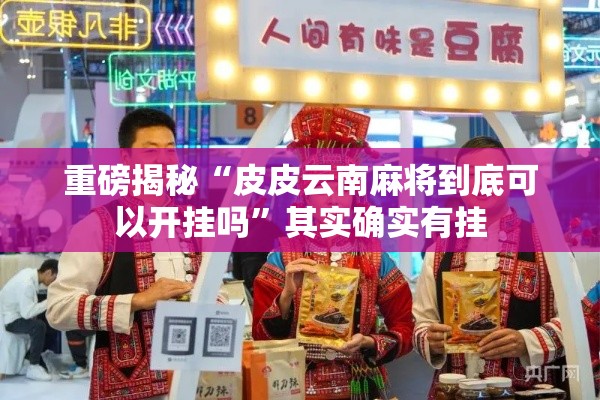 重磅揭秘“皮皮云南麻将到底可以开挂吗”其实确实有挂